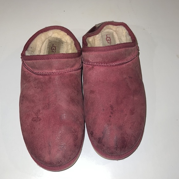 Slip on UGG US-size 10 dark mauve/maroon color - Picture 2 of 4